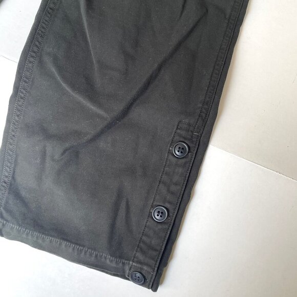 Citizens of Humanity Frida Slouchy Jumpsuit Womens Small Olive Straight Crop - Picture 5 of 10